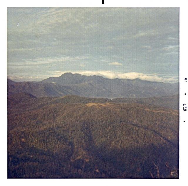 Oct 1970 - On FSB Helen - Looking at FSB Rakkasan