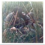 Dave setting out a Claymore