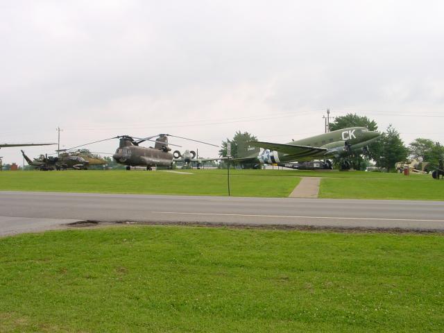 Vintage Aircraft across the street