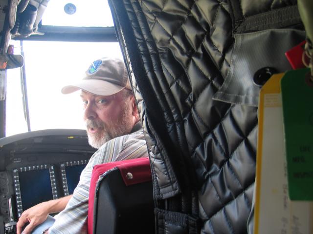 Jim Roesch sitting up front