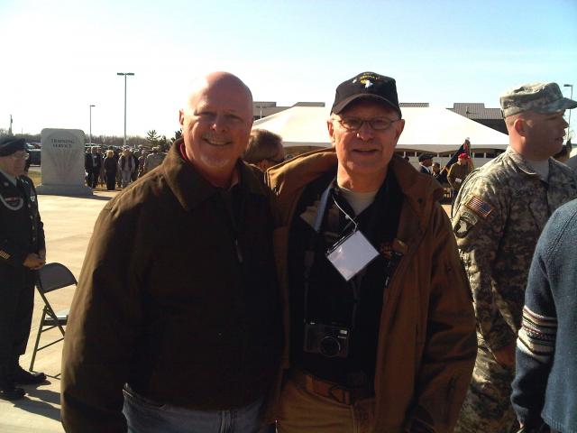 Leigh Freeman and LT Bob Liebecke