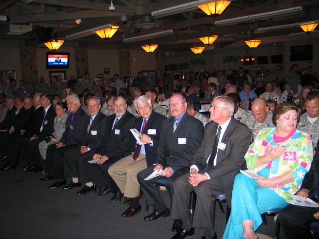 The "DMOR" Ceremony, where six of the Charlie Co. guy's receive honors